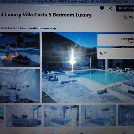 Diamond Luxury Villa Corfu Kato Spilaion Buitenkant foto